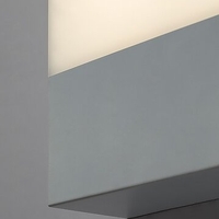 Модерен бял LED аплик Gimone 10W – елегантно вертикално фасадно осветление