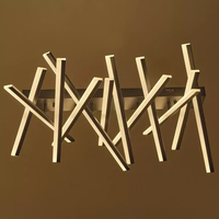 Smart LED полилей 100W – елегантен черен дизайн и подвижни рамена