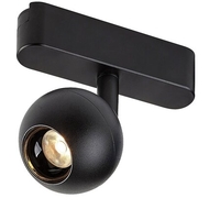 Модерен LED релсов спот – 5W топло бяло 3000K, стилен черен алуминий