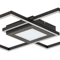 Модерен LED плафон 40W – матово черен, естествено бяла светлина  Стилен и функционален LED плафон 40W с изчистен модерен дизайн в матово черно.