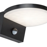 Интелигентен фасаден LED аплик Batida 9W с регулируема светлина и PIR сензор