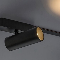 Смарт LED релсов спот – 9W, регулируема цветна температура 2700–5500K, Wi-Fi управление, черен алуминий