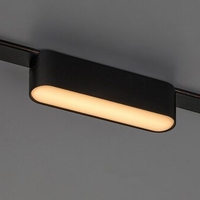 Смарт LED релсово осветление – 4W, регулируема цветна температура 2700–5500K, Wi-Fi, черен алуминий