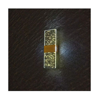 Модерен LED аплик 3W – мат злато и регулируема светлина от топло до студено бяло