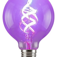 Смарт LED филаментна крушка G95 – E27, 4W, 2700K, RGB, Wi-Fi, димируема