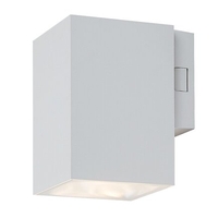 Външен LED аплик Urfa 9W в бял цвят – регулируема светлина за модерни фасади