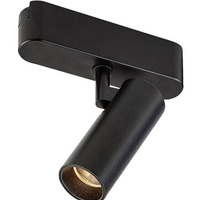 Модерен LED спот за релсово осветление – 6W, естествено бяло 4000K, черен алуминий