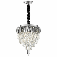 Кристален LED полилей хром