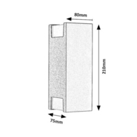 Модерен външен фасаден аплик Cernon за 2×GU10 крушки