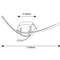 LED плафон Tatjana 22W в сребрист цвят – елегантно и мощно осветление