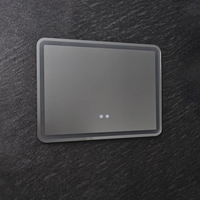 LED огледало с нагревател и димиране – 30W, влагозащитено IP44