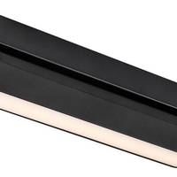 Смарт LED релсово осветление – 7W, регулируема цветна температура 2700–5500K, Wi-Fi, черен алуминий