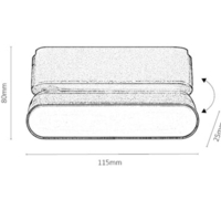 Смарт LED релсово осветление – 4W, регулируема цветна температура 2700–5500K, Wi-Fi, черен алуминий
