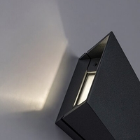 Модерен външен LED аплик Temse 3W – стилно фасадно осветление с IP65 защита