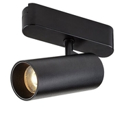 LED спот за релсово осветление – 10W, топло бяло 3000K, черен алуминий