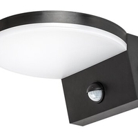 Интелигентен фасаден LED аплик Batida 9W с регулируема светлина и PIR сензор