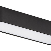 Смарт LED релсово осветление – 4W, регулируема цветна температура 2700–5500K, Wi-Fi, черен алуминий