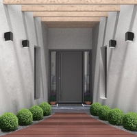 Компактен външен LED аплик Urfa 9W с регулиране на светлината – модерен, практичен и надежден