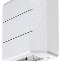 Стилен бял квадратен LED аплик Lippa – компактно фасадно осветление 6W