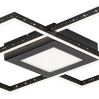 Модерен LED плафон 40W – матово черен, естествено бяла светлина  Стилен и функционален LED плафон 40W с изчистен модерен дизайн в матово черно.