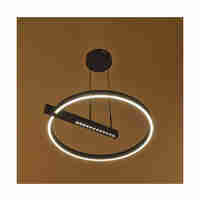 Модерен LED полилей 39W – черен стил и интелигентно управление