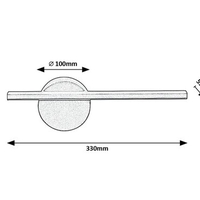 LED лампа за картини Sabira 6W – модерно осветление за акцентиране на декора