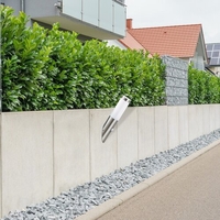 Модерен външен аплик Inox Torch E27 със сензор за движение – стилно фасадно осветление с IP44 защита