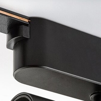 Интелигентен релсов спот с Wi-Fi управление – 5W, регулируема цветна температура 2700–5500K, черен алуминий