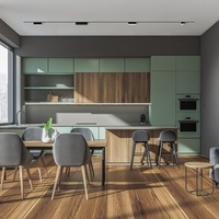 Смарт LED релсово осветление – 7W, регулируема цветна температура 2700–5500K, Wi-Fi, черен алуминий