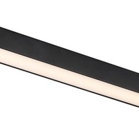 Смарт LED релсово осветление – 13W, регулируема цветна температура 2700–5500K, Wi-Fi, черен алуминий