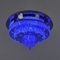 Кристален LED полилей хром с дистанционно