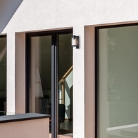 Модерен външен аплик със сензор Silistra – 1 Х Е27, IP44 в антрацитен цвят