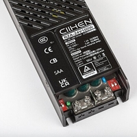 Универсален LED драйвер за релсово осветление – 100W, 230V, алуминиев корпус в черен цвят