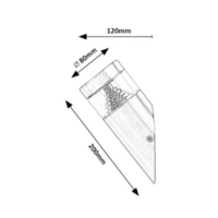 Модерен външен LED  аплик Lisbon 7W – естествено бяла LED светлина с IP54 защита