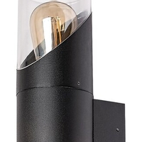 Модерен външен аплик Novigrad – алуминий, черен, E27, IP54 защита