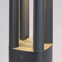 Модерен външна LED стълб   – 7W, 3000K, IP54, антрацит