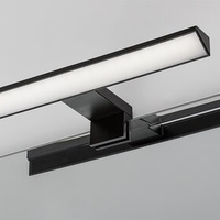 LED осветително тяло за баня 6W, IP44, 4000K, черно