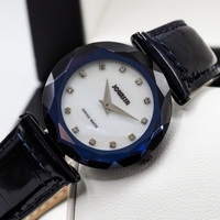 Jowissa Faced Sapphire Crystal Blue/Black