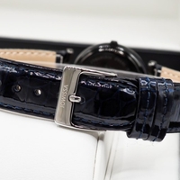 Jowissa Faced Sapphire Crystal Blue/Black