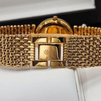 Jowissa Faced Sapphire Crystal Gold/Green
