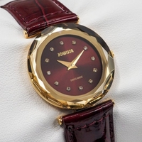 Jowissa Faced Sapphire Crystal Red