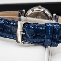 Jowissa Faced Sapphire Crystal Blue