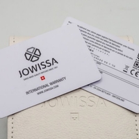 Jowissa Faced Sapphire Crystal White Ceramic
