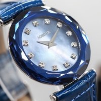Jowissa Faced Sapphire Crystal Blue