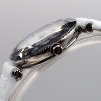 Jowissa Faced Sapphir Crystal White