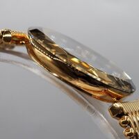 Jowissa Faced Sapphire Crystal Gold/Green