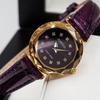 Jowissa Faced Sapphire Crystal Purple-Red
