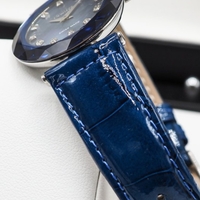 Jowissa Faced Sapphire Crystal Blue