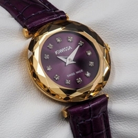 Jowissa Faced Sapphire Crystal Purple-Red