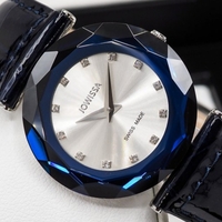 Jowissa Faced Sapphire Crystal Blue/Black